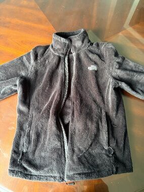 The North Face Black Fleece Jacket - Cozy Full-Zip